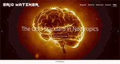 Desktop Screenshot of ericmatzner.com